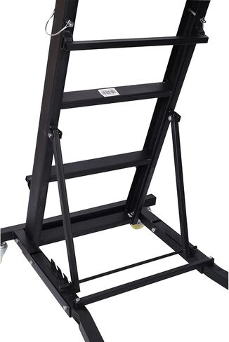 زاحف محرك السيارة العلوي قابل للتعديل، سعة 400 رطل، ارتفاع قابل للتعديل، زاحف السيارات القابل للطي للمرآب المنزلي، صيانة ورشة العمل، أسود in Kuwait