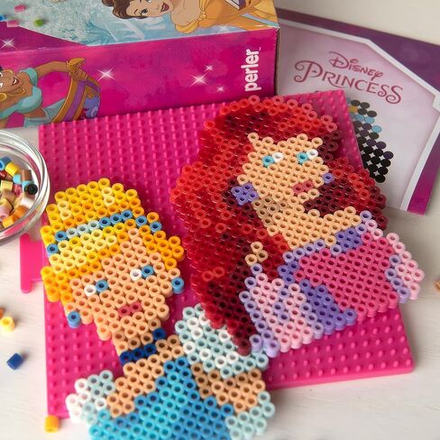 Perler Disney's The Little Mermaid Fused Bead Craft Activity Kit, Includes 9 Patterns, 0, Multicolor 2003 pcs in Kuwait