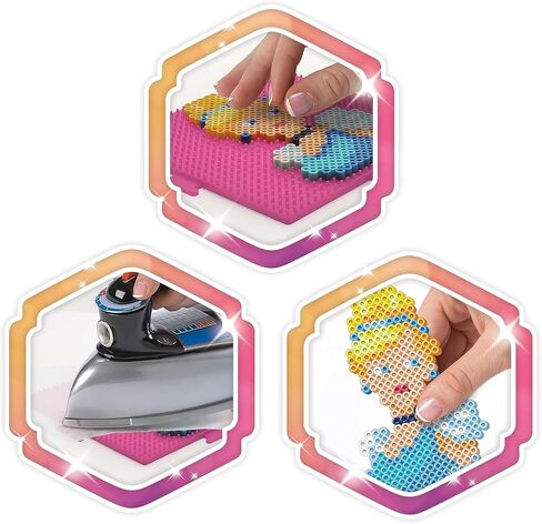 Perler Disney's The Little Mermaid Fused Bead Craft Activity Kit, Includes 9 Patterns, 0, Multicolor 2003 pcs in Kuwait