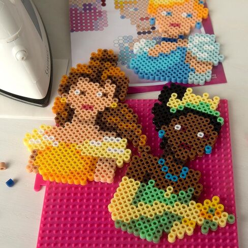 Perler Disney's The Little Mermaid Fused Bead Craft Activity Kit, Includes 9 Patterns, 0, Multicolor 2003 pcs in Kuwait