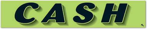 Vinyl Highlights Windshield Slogans Window Stickers (Black Text On Fluorescent Green) (14-1/2" x 2-3/4") (12 per Pack) (PER Month) in Kuwait
