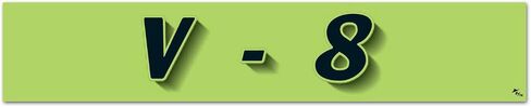 Vinyl Highlights Windshield Slogans Window Stickers (Black Text On Fluorescent Green) (14-1/2" x 2-3/4") (12 per Pack) (PER Month) in Kuwait