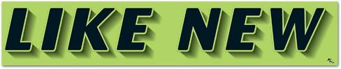 Vinyl Highlights Windshield Slogans Window Stickers (Black Text On Fluorescent Green) (14-1/2" x 2-3/4") (12 per Pack) (PER Month) in Kuwait