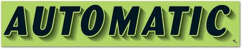 Vinyl Highlights Windshield Slogans Window Stickers (Black Text On Fluorescent Green) (14-1/2" x 2-3/4") (12 per Pack) (PER Month) in Kuwait