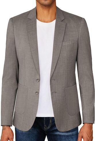 COOFANDY Mens Casual Blazer Sport Coat Lightweight Business Two Button Suit Jackets with Pockets in Saudi Arabia