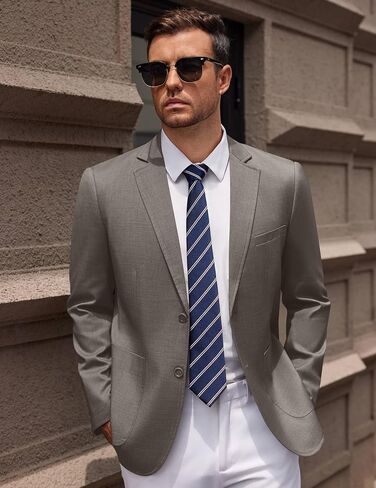 COOFANDY Mens Casual Blazer Sport Coat Lightweight Business Two Button Suit Jackets with Pockets in Saudi Arabia