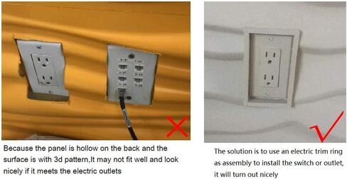 Art3d ديكور لوحة الحائط المتموجة ثلاثية الأبعاد حزمة من 12 بلاطة 32 قدم مربع (ألياف نباتية) in Kuwait