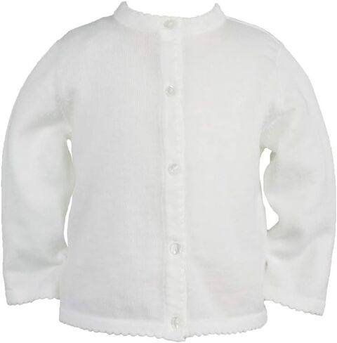 كارديجان بناتي بحافة صدفية، 2T، أبيض in Kuwait
