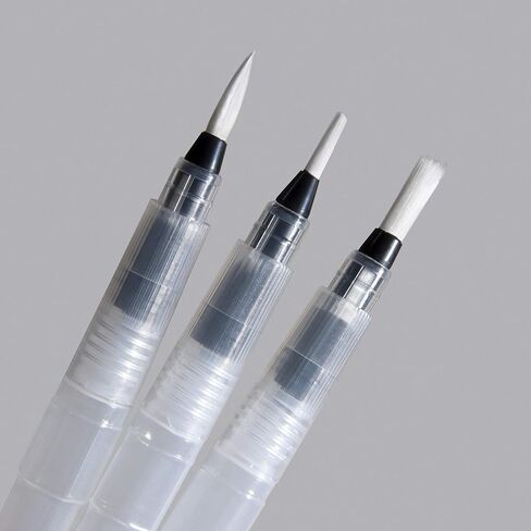 لوحة زين ساتوري - مجموعة فاخرة لفن الرسم المائي والتأمل لليقظة والاسترخاء - تتضمن لوحة و3 فرش مياه وفرشاة خيزران - مثالية للخط والرسم والفنانين والمتحمسين in Kuwait