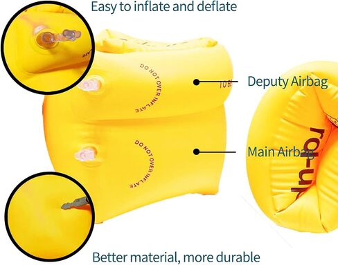 Inflatable Arm Floaties Swim Arm Bands Swimming Tube Floater for Adult Beach Water Float Party Swimming Pool in Saudi Arabia