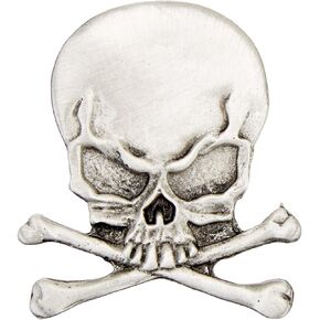Hot Leathers PNA1012 Skull and Cross Bones Pin