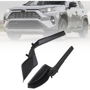1Pair Left & Right Front Side Windshield Wiper Side Cowl Extension Cover Trim Compatible with Toyota RAV4 2019 2020 2021 2022# 53866-0R070 53867-0R070