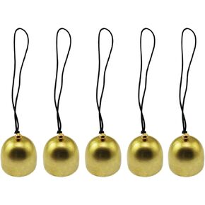 12PCS Brass Mini Bells Metal Anti Theft Wind Chime Christmas Bells Small Pendant Alloy Vintage Bell Ornaments for Tree Branch Hanging Store Temple Christmas Tree DIY Material