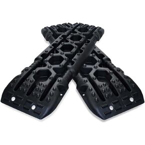2PCS Traction Mats, Recovery Traction Boards, Recovery Boards, Easy to Store and Carry, Upgraded Traction Board for Snow, Mountain, Mud and Other Complex Terrain, Non-Slip Design