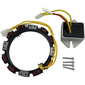 592830 10-16 Amp Alternator Compatible for Briggs Stratton 96458 691064 393295 845907 394890 797375 393374 691185 S2546 S1742 SST18 X330 Z225 Z425 Z445 GT235 LT166 with 845907 Voltage Regulator