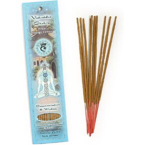 Prabhuji’s Gifts - Divine Chakra Incense Sticks - Svadhisthana Sacral Energy - Handmade Herbal Indian Incense - Agarbatti for Meditation & Cleansing - Water Element, Sensuality & Creativity (10 Pack)