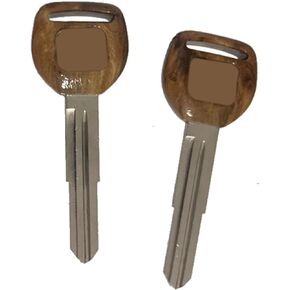 Suitable Fit for 2X Brown Pattern Shape Blank Key Accord Civic CR-V del Sol Prelude Odyssey