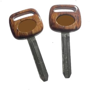 Suitable Fit For 2X Brown Pattern Shape Blank Key Yaris Tundra Tacoma T100 Supra Sienna Corolla Celica Camry 4Runner