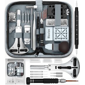 Watch Repair Tool Kit: Battery Replacement Link Removal Back Case Opener Band Adjustment, 149-Piece Set with Screwdriver Spring Bars Strap Pins, Ideal for Watch DIY Enthusiasts and Beginner