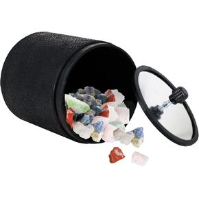 3lb Barrel Electric Replacement for Rock Tumbler, Rock Polisher Barrel with Leak-Proof Lid