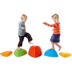 GONGE Hilltops - أحجار متدرجة أصلية، غير قابلة للانزلاق، لتحقيق التوازن والتنسيق وإنشاء إدراك للارتفاع - مجموعة من 3 أحجار - شمالي in Kuwait