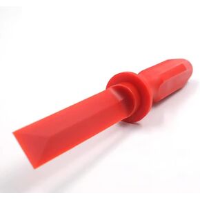 CKAuto Non-Marring Super Grip Plastic Chisel Scraper, Wheel Weight Remover,Red