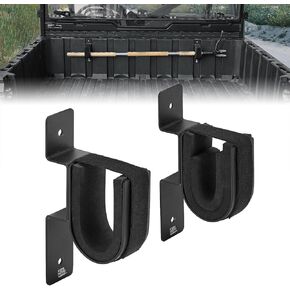 KEMIMOTO UTV Holder Rack, Screw Mount UTV Gun Holder Shovel Bow Rack for Side by Side Snowmobile Garage Wall Compatible with Can Am Defender Polaris General Ranger Kawasaki Mule Pioneer CFmoto Uforce