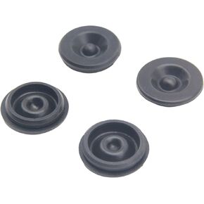 Rubber Grease Plugs for Trailer Dust Cap - Compatible with Dexter EZ Lube Trailer Axle Models 85-1, 085-001-00, Tiedown Engineering 88174, AL-KO 085-016-0 Quality Neoprene-4Pcs