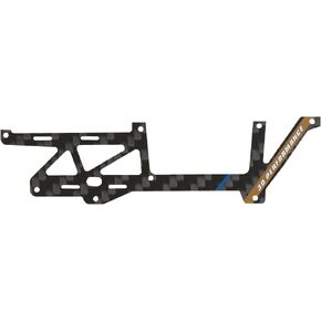 OMPHOBBY M1 EVO Helicopter Parts OSHM1213Y Fuselage Right Carbon Fiber Board Set(Racing Yellow) Original Replacement for OMP Hobby M1-EVO RC Helicopters Accessories Spare Part