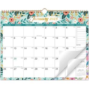 2025 Wall Calendar - Calendar 2025 Wall, 14.6" x 11.5", 2025 Wall Calendar 12 Month, Wall Calendar 2025 from Jan. 2025 - Dec. 2025, 2025 Hanging Calendar, Twin-Wire Binding, Julian Dates, Hanging Loop