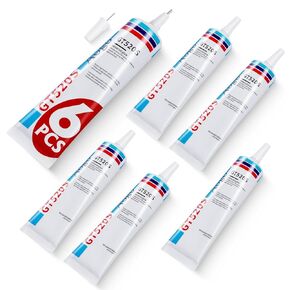Super Fabric Glue,60ml Clear Fabric Glue for All Purpose,Drying Waterproof Fabric Glue Permanent for Fabrics, Clothes, Cotton, Flannel, Denim, Linen, Leather, Polyester, Doll Repair(6Pack)