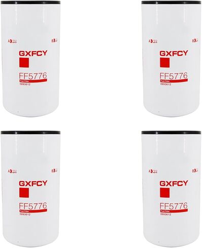 فلتر الوقود FF5776 متوافق مع المحركات ISX15 2010 ISX 15L و16L، 2010 ISX 11.9L QSX يستبدل FF5776 2864993 2893612 3685306 4331007 (مجموعة من 4) in Kuwait