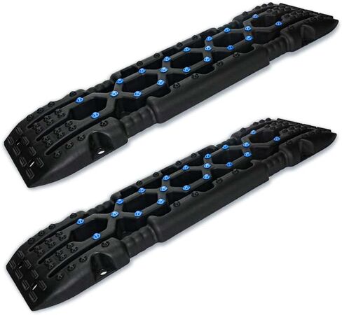 2PCS Traction Mats, Recovery Traction Boards, Recovery Boards, Easy to Store and Carry, Upgraded Traction Board for Snow, Mountain, Mud and Other Complex Terrain, Non-Slip Design in Kuwait