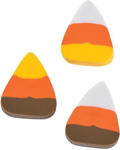 Mini Candy Corn Erasers - 144 Pieces - Educational and Learning Activities for Kids in Saudi Arabia