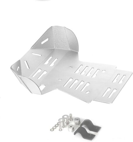 Front Skid Plate Engine Lower Guard Bash Cover Protector Compatible with Kawasaki KLX140 KLX140L KLX140G 2009-2024 (Silver) in Saudi Arabia