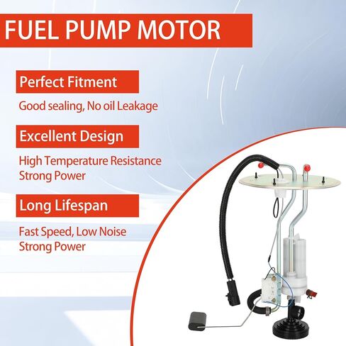 Fuel Tank Sending Unit Fit for 1999-2003 Ford F350 F450 F550 Super Duty V8 7.3L with Diesel Midship Tank, Replace FG295A F81Z9275DA F81Z9275DB PS121，Compatible with 141 162 165 176 189 200 Wheelbase in Kuwait