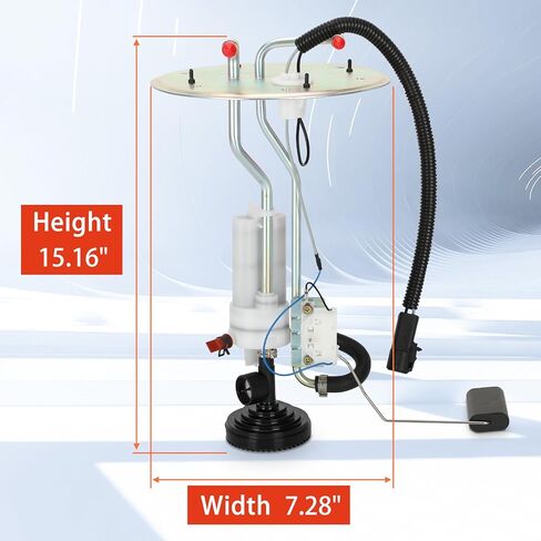 Fuel Tank Sending Unit Fit for 1999-2003 Ford F350 F450 F550 Super Duty V8 7.3L with Diesel Midship Tank, Replace FG295A F81Z9275DA F81Z9275DB PS121，Compatible with 141 162 165 176 189 200 Wheelbase in Kuwait