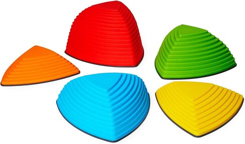 GONGE Hilltops - أحجار متدرجة أصلية، غير قابلة للانزلاق، لتحقيق التوازن والتنسيق وإنشاء إدراك للارتفاع - مجموعة من 3 أحجار - شمالي in Kuwait