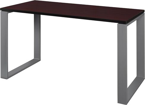 Regency Structure Series Training Table 42" x 24" Mahogany/Grey in Saudi Arabia