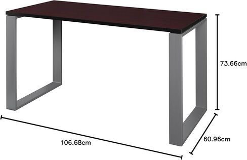 Regency Structure Series Training Table 42" x 24" Mahogany/Grey in Saudi Arabia