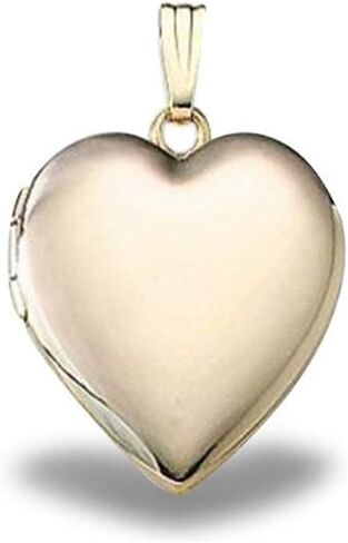 PicturesOnGold.com قلادة على شكل قلب من الذهب الأصفر عيار 14 قيراط - 3/4 بوصة × 3/4 بوصة من الذهب الأصفر عيار 14 قيراط in Saudi Arabia