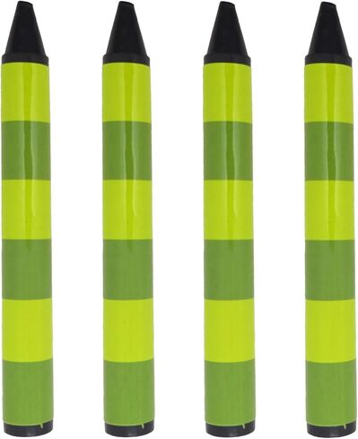 ASVP Shop Striped Jumbo Black Crayons - For Your Steve Josh Handy Dandy Notebooks (Blue Striped - Pack of 8) in Kuwait