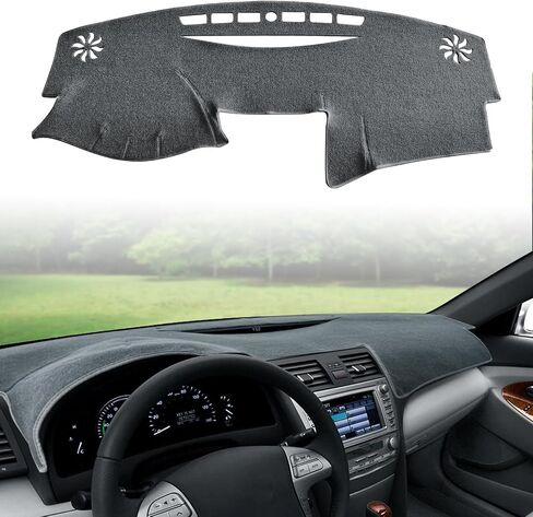 POSAID for Toyota Camry Dash Cover 2011 2010 2009 2008 2007 Dashboard Cover Mat Custom Fit Toyota Camry 2011-2007,Gray in Saudi Arabia