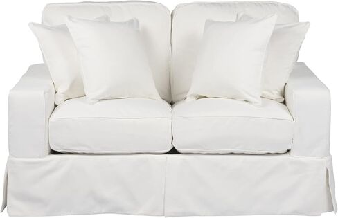 مجموعة غطاء منزلق من Sunset Trading Americana Loveseat فقط، من الكتان in Kuwait