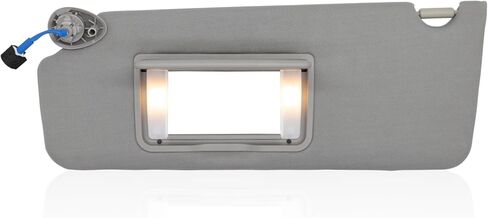 NHILES Left Driver Side Sun Visor Fits for Honda Pilot 2016-2022 Honda Ridgeline 2018-2020 Replacement Sun Shade # 83280-TG7-A12ZB (Wisteria Light Gray) in Kuwait