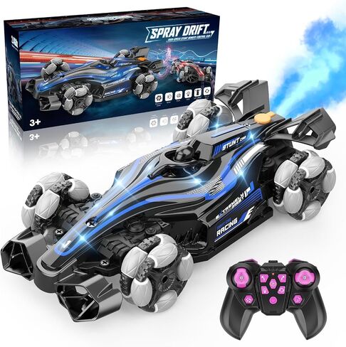 RC Drift Car, Remote Control Car for Boys 4-7 8-12 Fast 2.4Ghz 1:14 Scale High Speed RC Race Car Boy Toys Age 6-8 8-10 Cool Birthday Gifts for 5 6 7 8 9 10 Year Old Boys Blue in Saudi Arabia