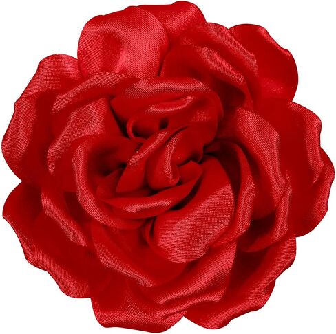 Rose Flower Brooches and Pins for Women Elegant Flower Pins | Flower Hair Clips for Women | Flower Brooches for Women Dress | Hair Accessories for Women | Rose Brooch Pin Hat Pins in Kuwait