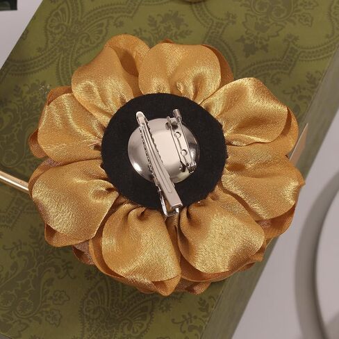 Rose Flower Brooches and Pins for Women Elegant Flower Pins | Flower Hair Clips for Women | Flower Brooches for Women Dress | Hair Accessories for Women | Rose Brooch Pin Hat Pins in Kuwait