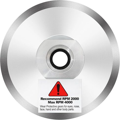 4 Inch Aluminum Backer Pad - 2pcs 4" Hook Loop Backing Pad with Arbor 5/8" 11 for Diamond Polishing Pads in Saudi Arabia