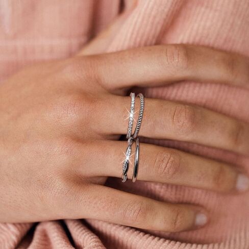 خواتم ذهبية/فضية للنساء غير مشوهة، مجموعة خواتم إبهام أنيقة مطلية بالذهب عيار 14 قيراط، مجموعة خواتم ذهبية قابلة للتعديل وقابلة للتكديس in Kuwait